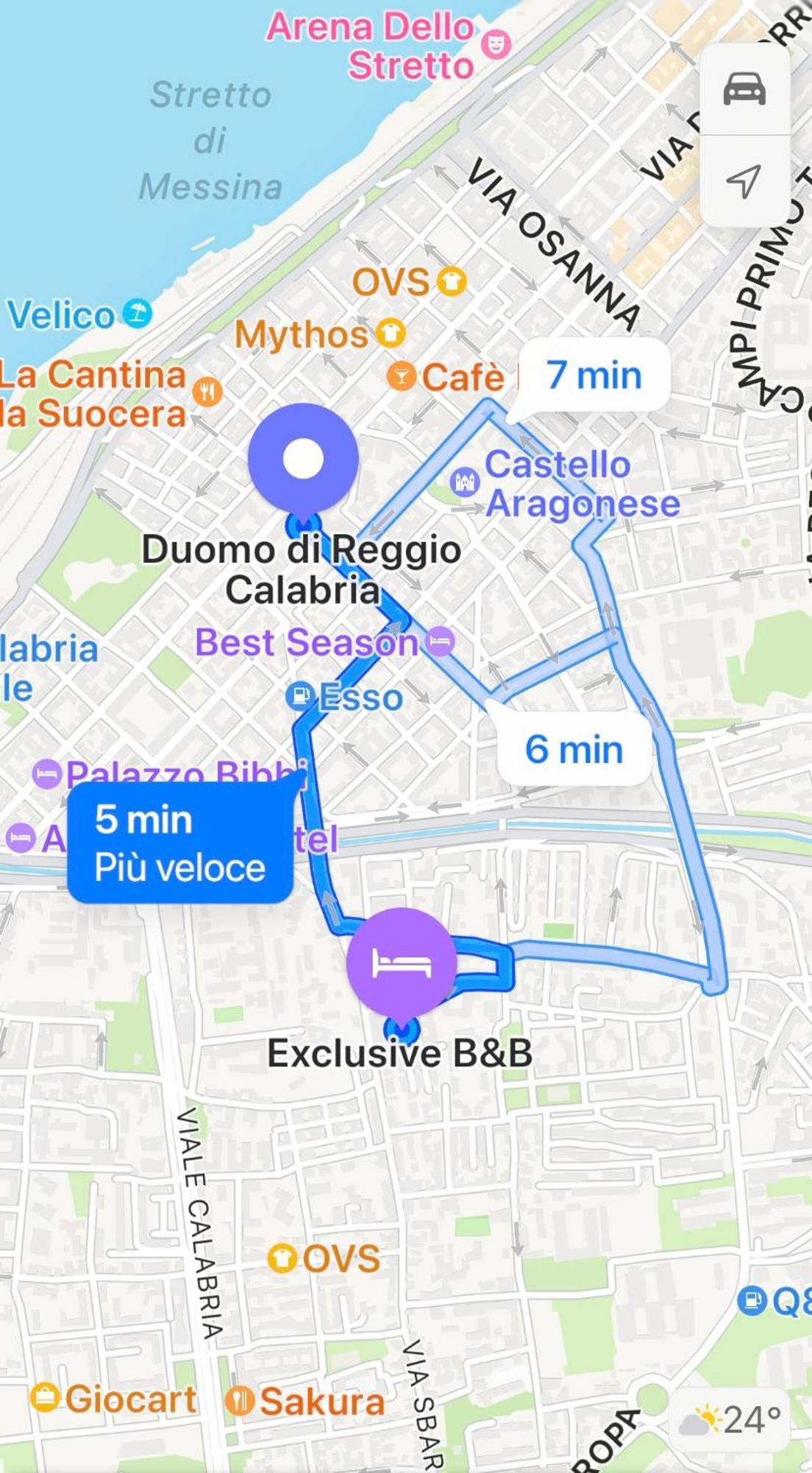 Exclusive B&B Reggio Calabria Esterno foto